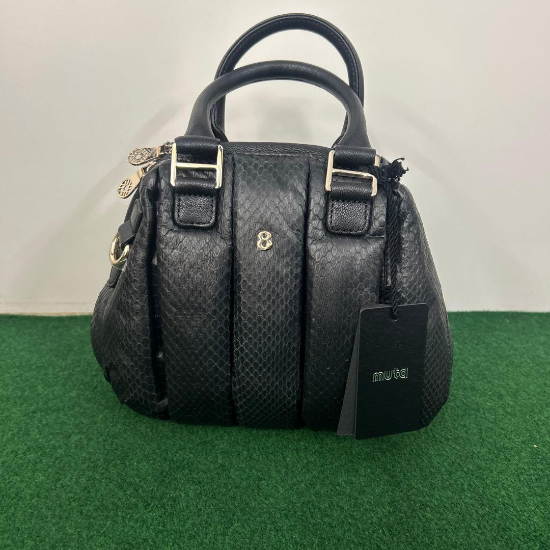 新品　ムータ 2WAYバッグ 黒バッグ ウォーターパイソン8ゴルフ muta\