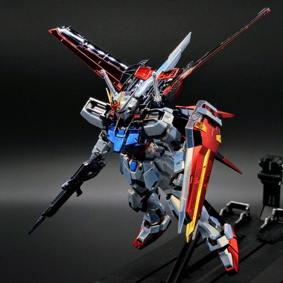 ガキマガリ【メッキ仕様】MG パーフェクト ストライクガンダム 完成品