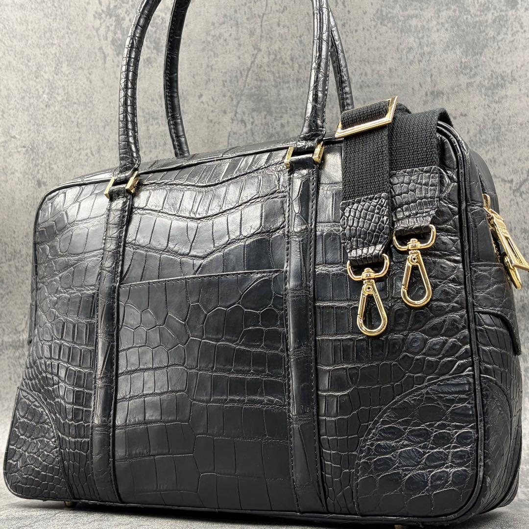 JRA 2way ファルチ クロコダイル ビジネスバッグ 斜め掛け A4 メンズ