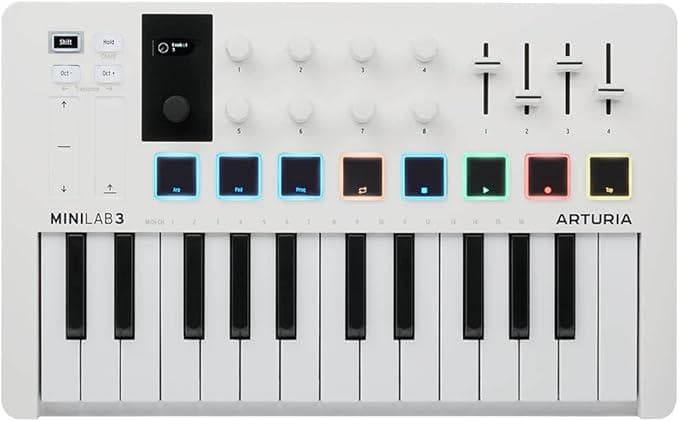 ARTURIA MINILAB3 ホワイト 25鍵 MIDIキーボード