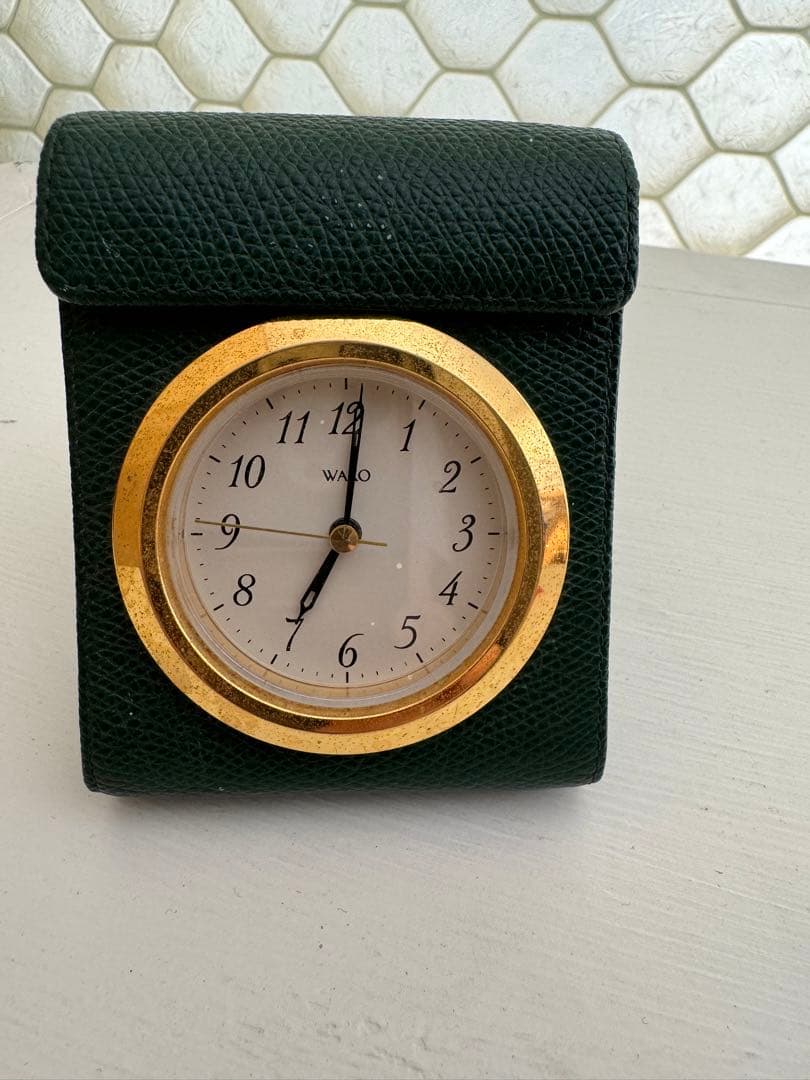 和光トラベル時計　緑