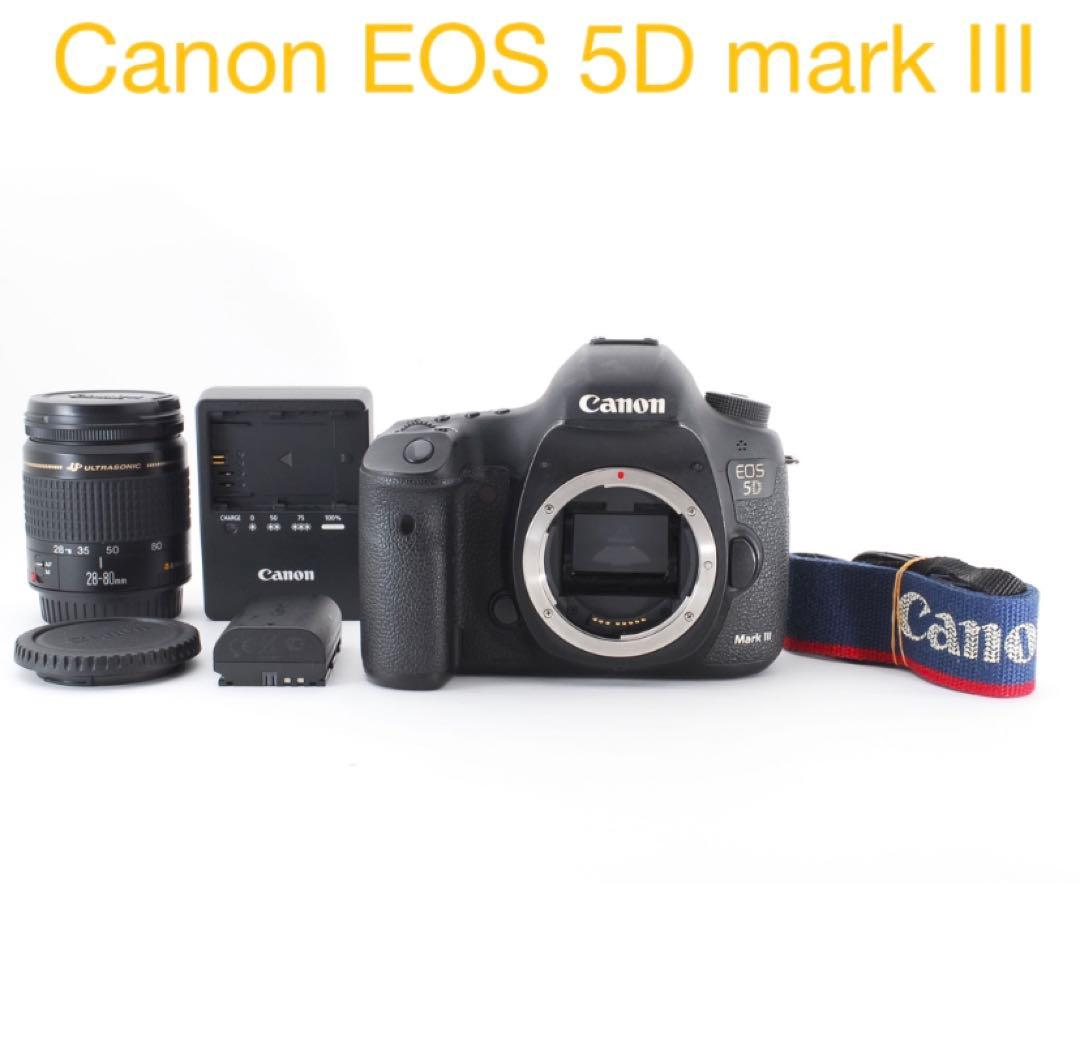 一眼レフカメラ　Canon EOS 5D MarkIII レンズセット