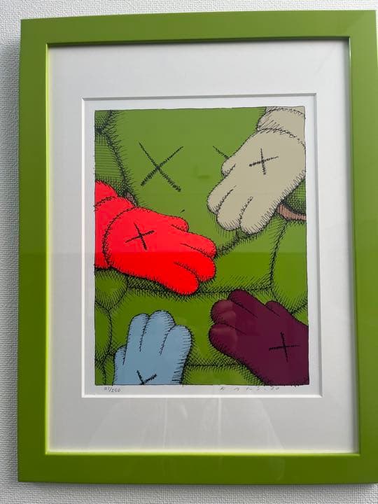 【特別セール】カウズ 「URGE (lime green)」 KAWS
