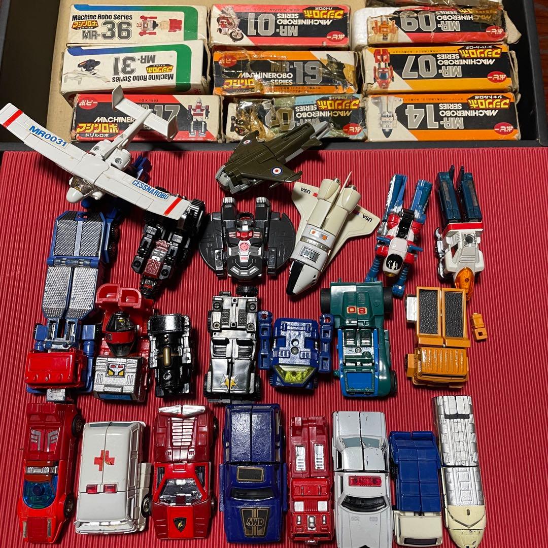 ナ*ナ様 マシンロボ❤️まとめ売り22台セット　当時物　レア　箱あり　ジャンク品