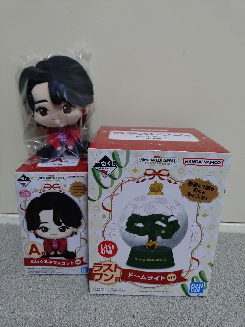 一番くじ　Mrs. GREEN APPLE A賞　ぬいぐるみ　ラストワン賞