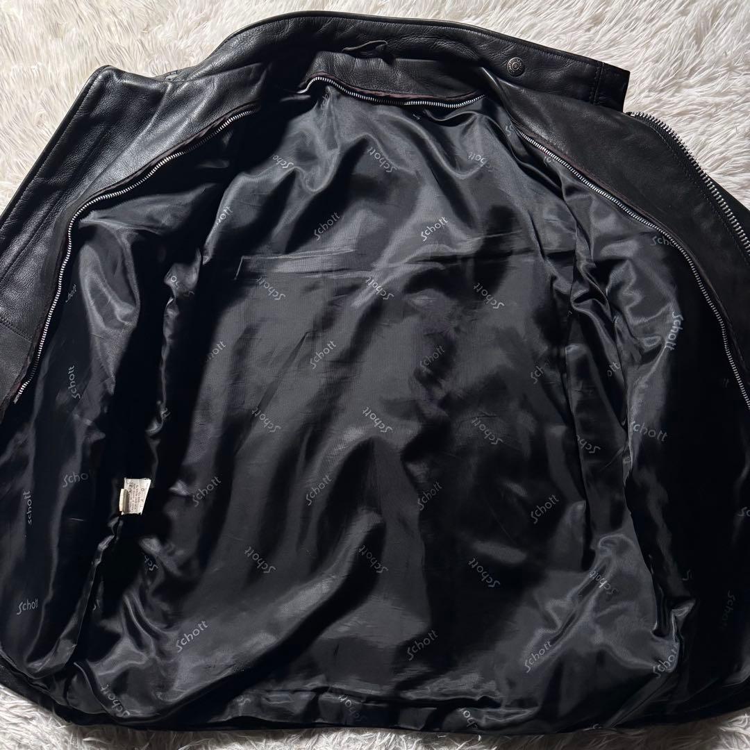 ダ*イ様 【米国製】schott ライダースジャケット　641 本革　ブラック