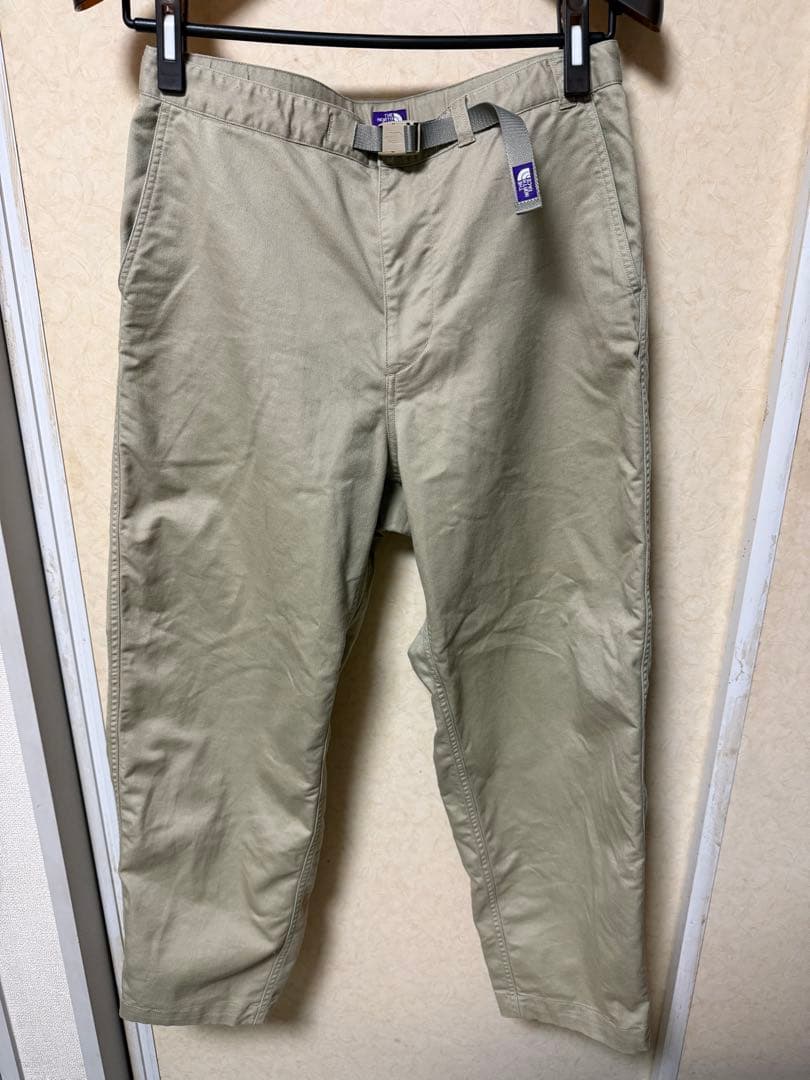 【美品】ノースフェイスパープルレーベルクールマックスチノパンツN24FC011