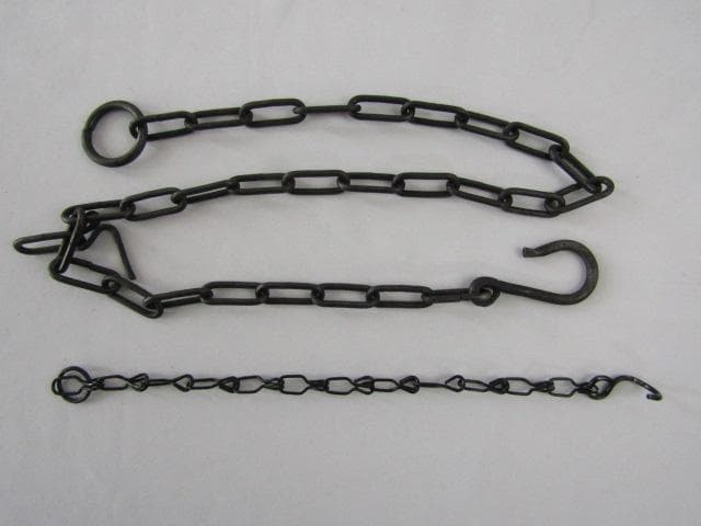 Y5-1101◇唐銅製 吊花生 満月 尺0 浄斎造 剣山 花鎖付 高さ33ｃｍ◇