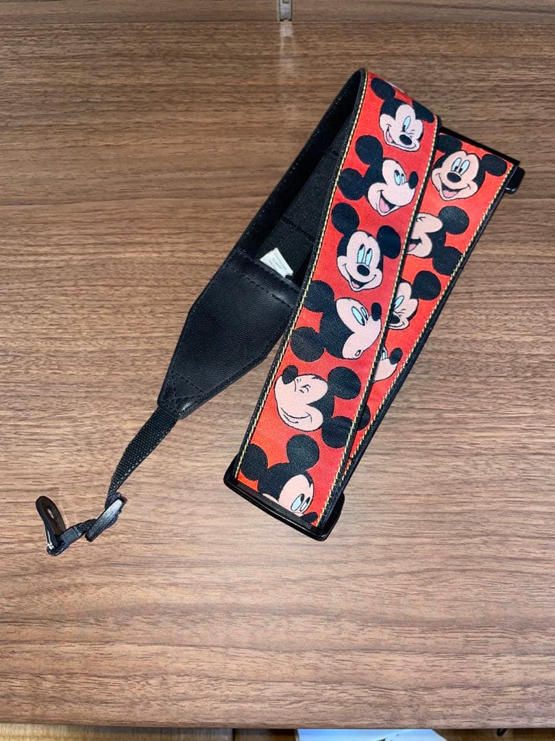 WDW ディズニー カメラストラップ(ミッキーマウス)