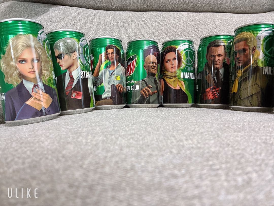 l Gear Solid Mountain Dew 7缶セット