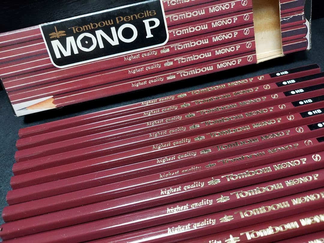 レトロ鉛筆、トンボ鉛筆、モノ鉛筆、Tombow MONO P 鉛筆 昭和レトロ