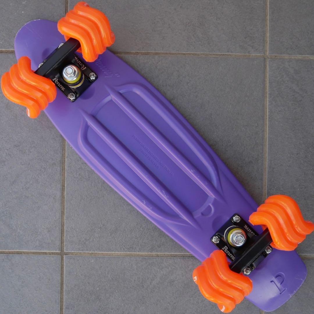 【極美品】カスタムペニー22インチ シャークウィール72mm ブロンソンRAW