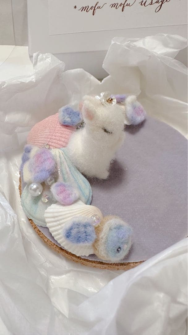 mofu mofu usagi作家 テディベア ハンドメンドぬいぐるみ うさぎ