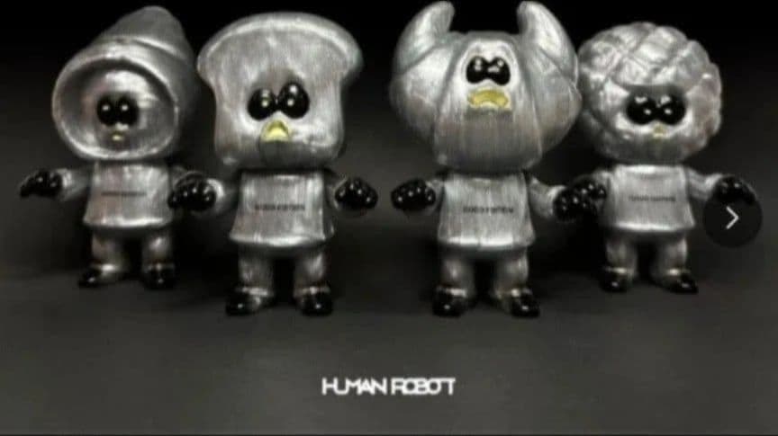 HUMAN ROBOT ヒューマンロボット パンデッド PAN DEAD ソフビ
