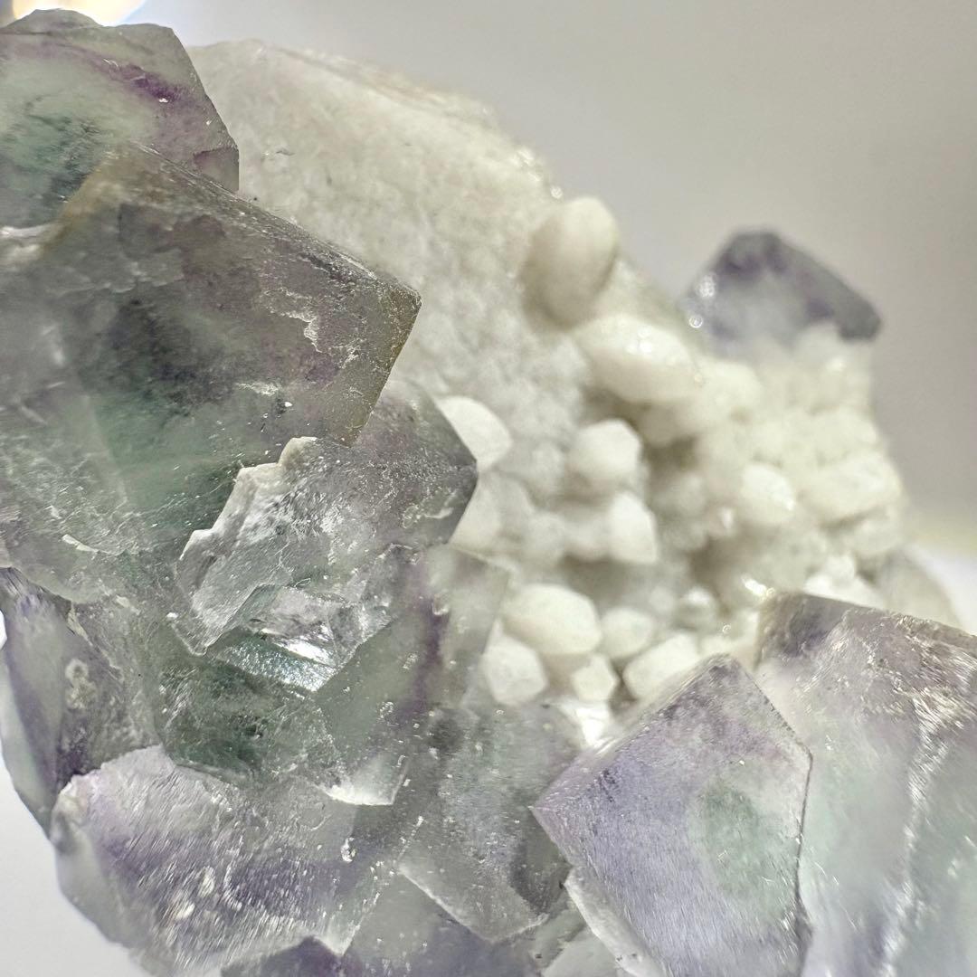 452 中国　内モンゴル産　フローライト&クォーツ