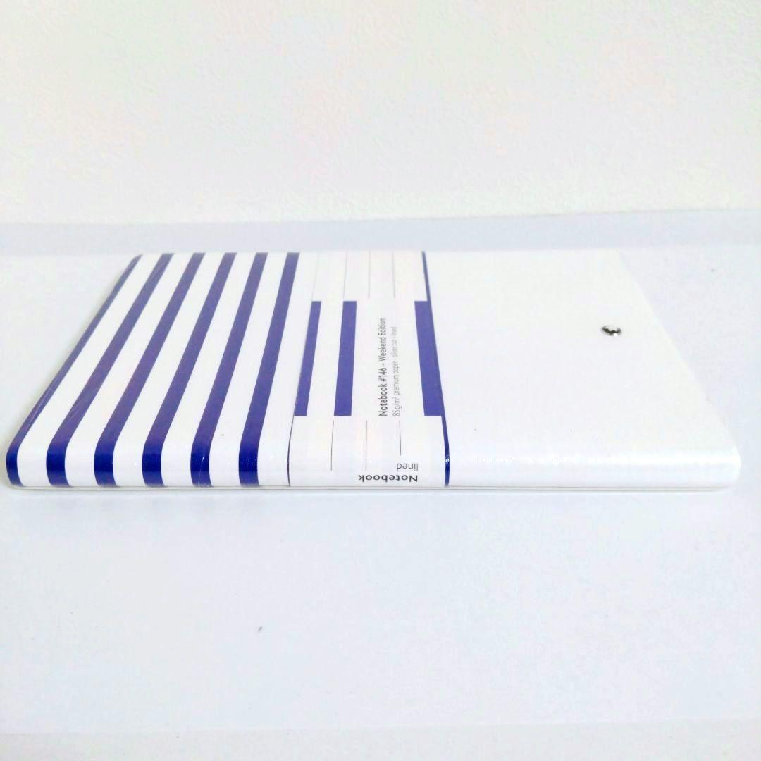 【未開封】モンブラン ノート #146 マリンブルー　ホワイト　ストライプ
