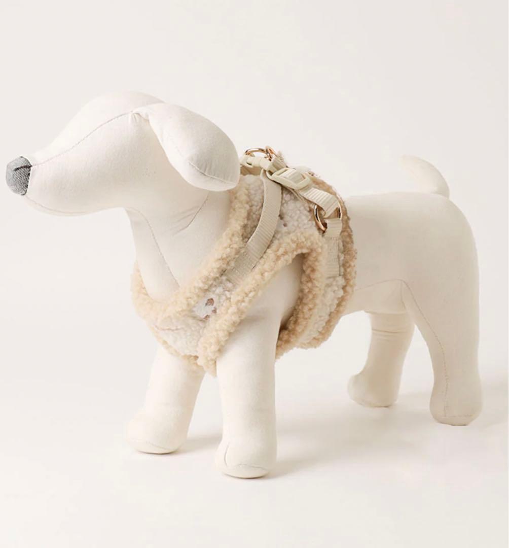 【新品未使用】moncheri ひつじさん柄ハーネス＋リードSET Sサイズ