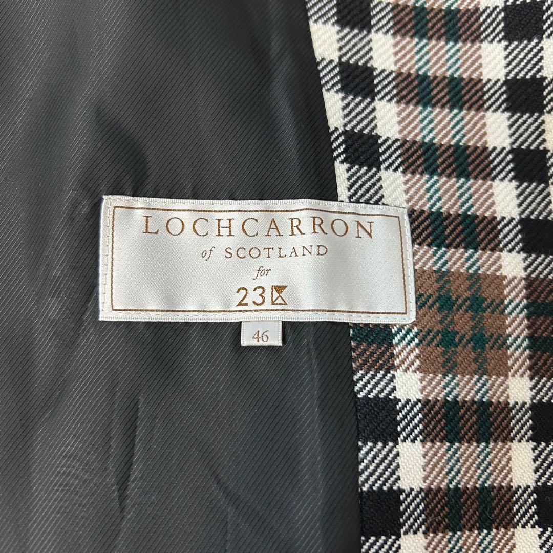 ⭐️極美品⭐️ 23区 3XL 46 大きいサイズ チェック チェスターコート