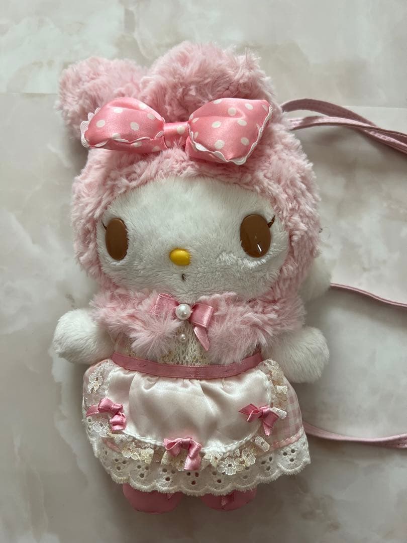 マイメロディ　スイートラブリーシリーズ　ポシェット　マイメロ