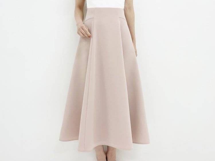【新品 50%OFF】Aveniretoile ダブルクロスフレアスカート
