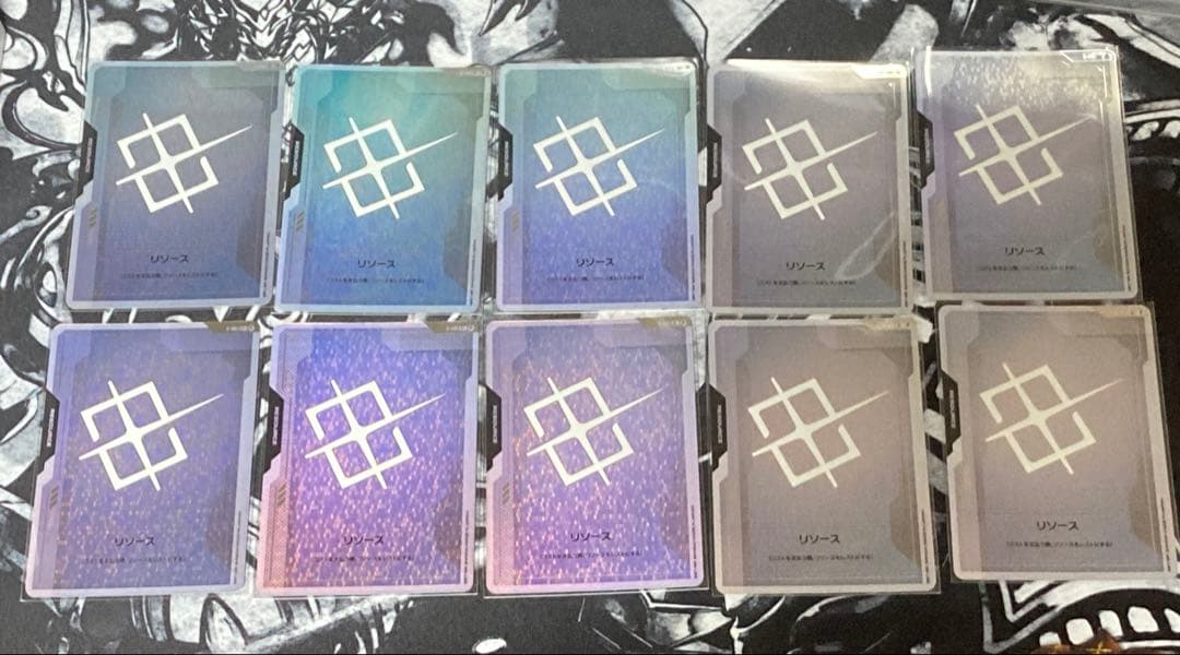 ガンダムカードゲーム β リソースカード パラレル 10枚セット②