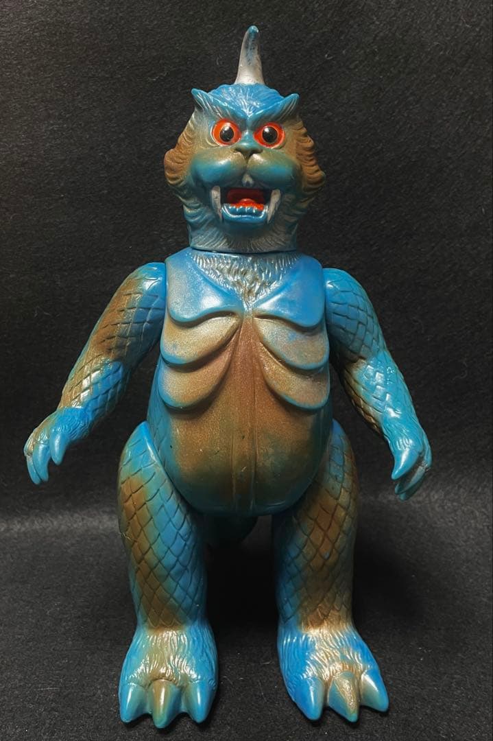 マルサン ゴメス 青色成型 ブラウン1966年 当時物 ウルトラQ 完品 美品