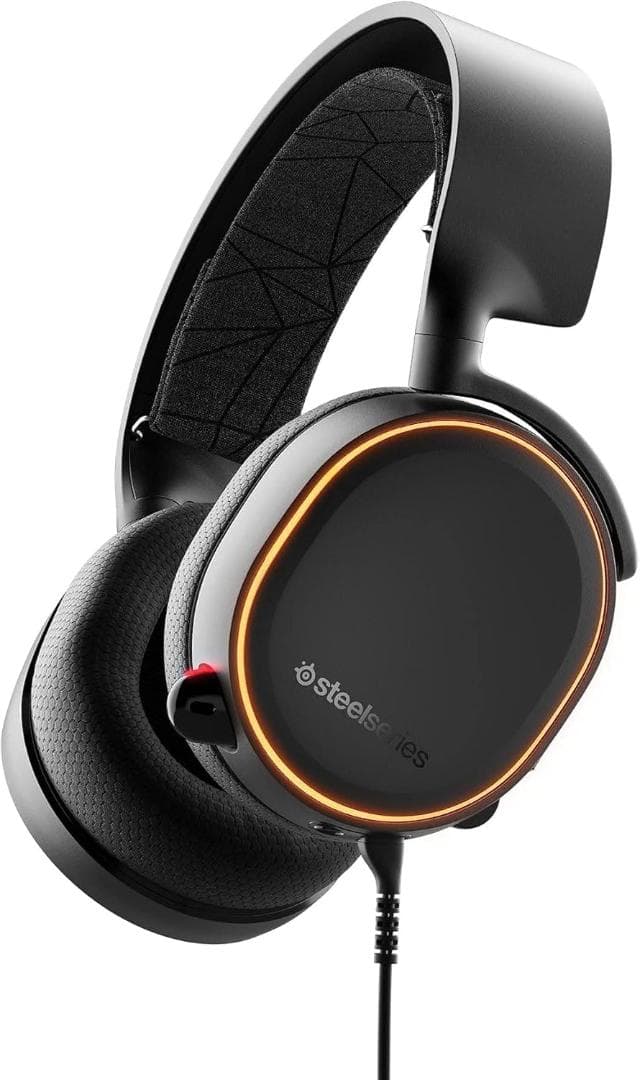 SteelSeries ゲーミングヘッドセット マイク付き 有線 密閉型 PC
