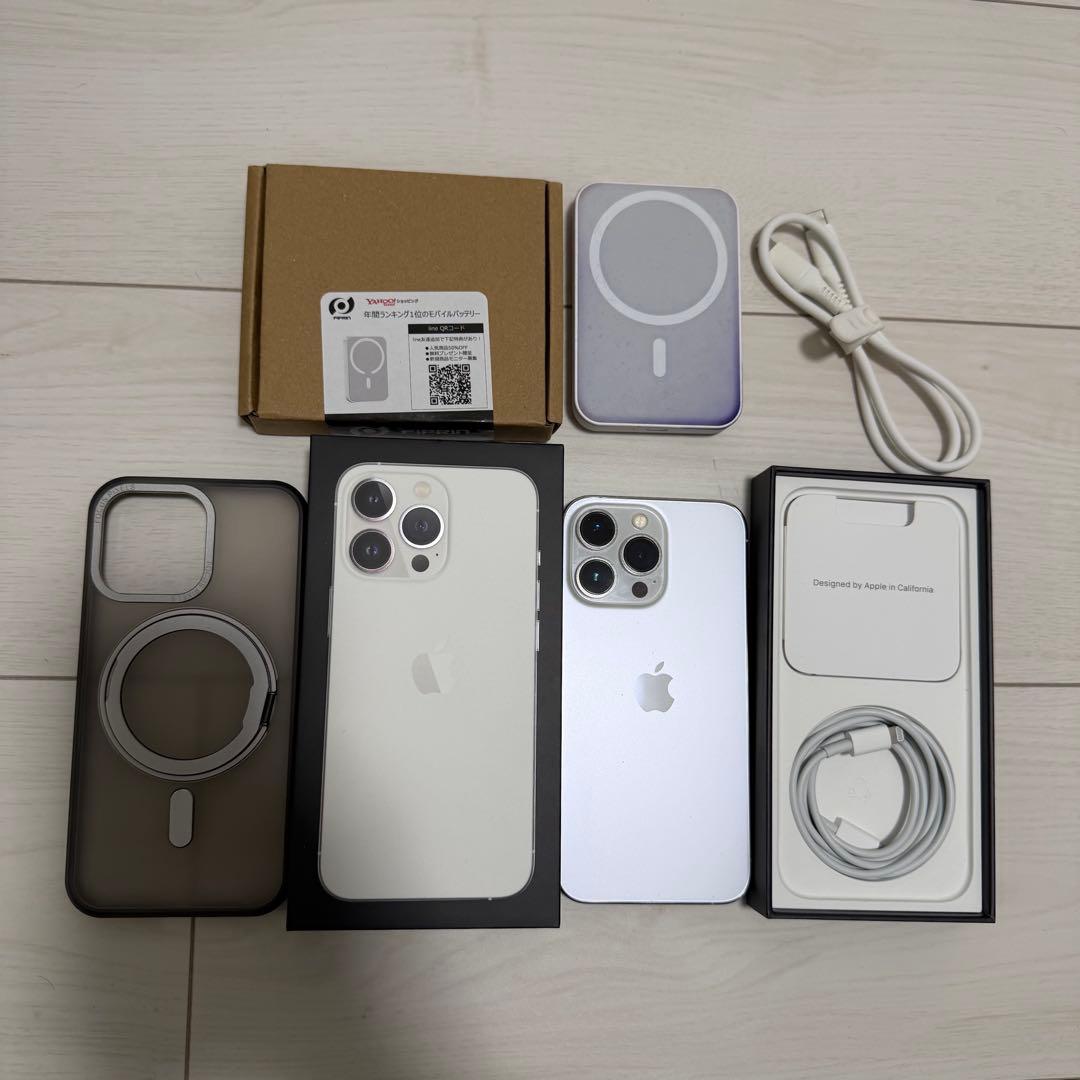 【美品】 iPhone 13 Pro 256GBシルバー SIMフリーおまけ付き