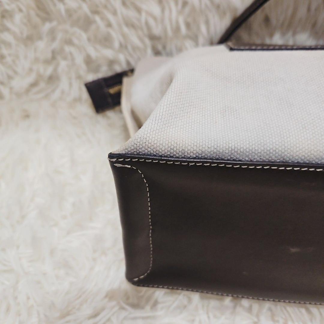 イアクッチ ソルベット S 2way ショルダーバッグ キャンバス 黒 クリーム