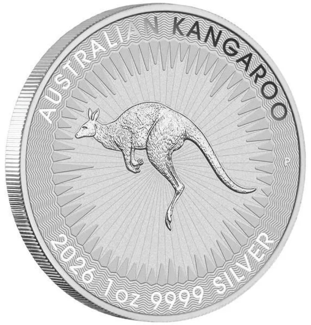 限定入荷！ 最新2026 カンガルー 1oz 1オンス 銀貨 純銀 硬質カプセル