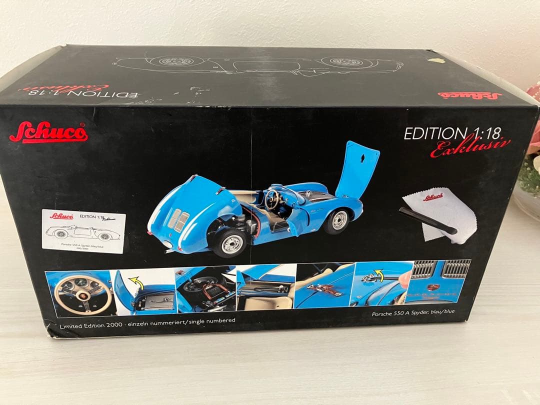 1/18 Schuco ポルシェ 550A スパイダー