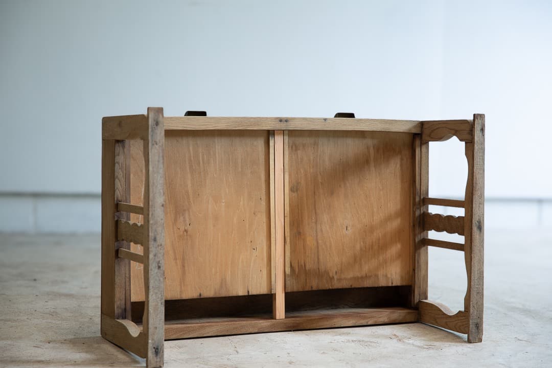 古家具 楢のローテーブル 文机 /幅786 高333 奥行508 送料込