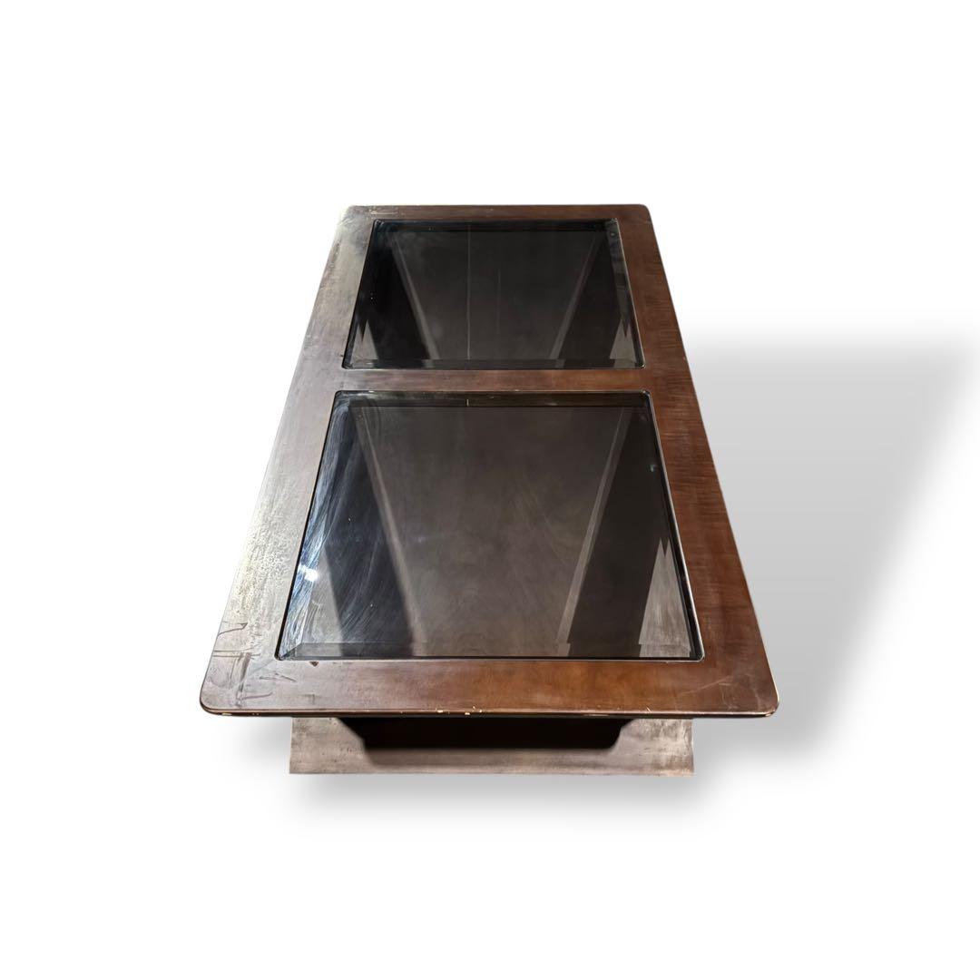 マルニ 木工 ガラス天板 ローテーブル｜モダンデザイン