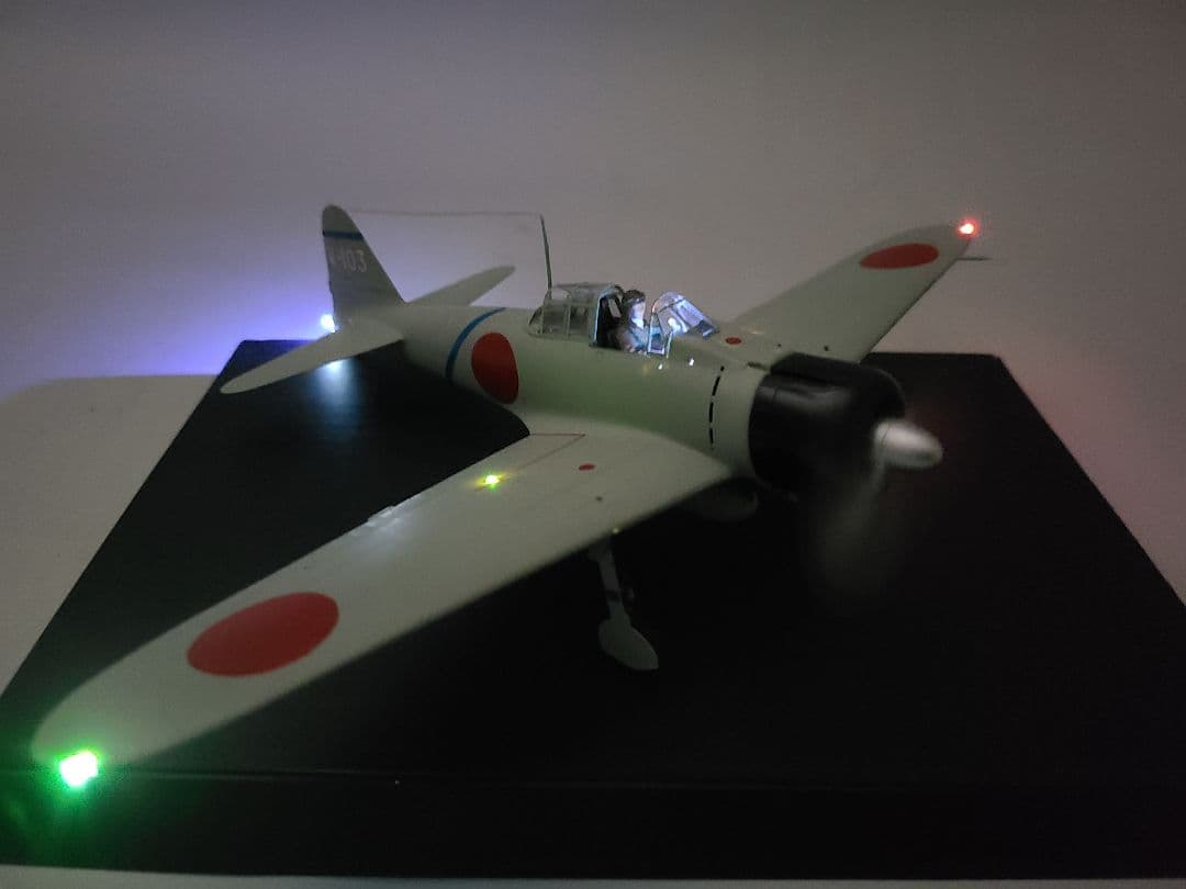 零式艦上戦闘機21型 リアルモーターライズ完成品 タミヤ1/48