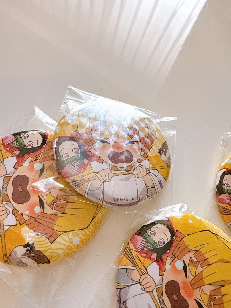 鬼滅の刃 ufotable カフェ ひなまつり ひな祭り 缶バッジ 我妻善逸