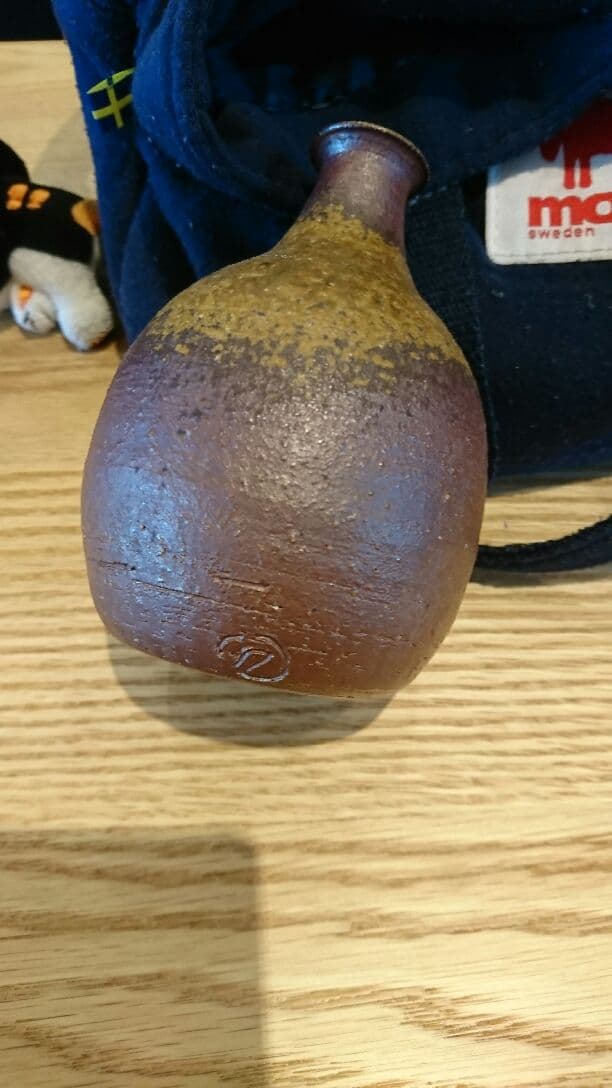 備前焼の花瓶