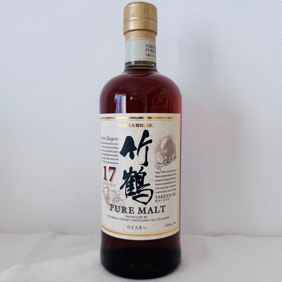 【希少】竹鶴 17年 ピュアモルトウイスキー 700ml