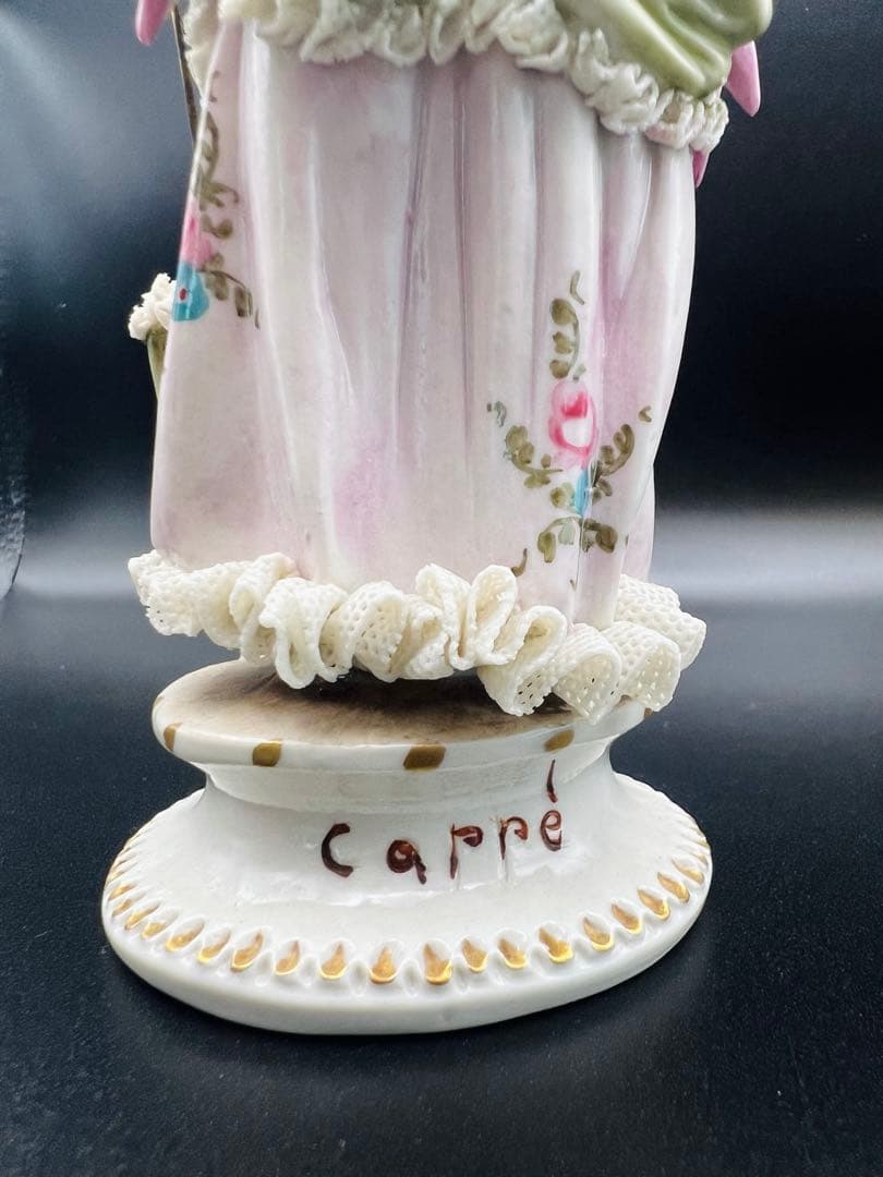 ビクトリアンスタイル 陶器製 女性像