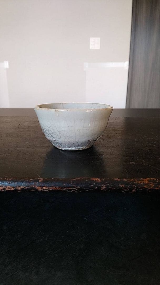 李朝　李朝盃　韓国美術　朝鮮美術　古美術　酒器　堅手　高麗　煎茶道具　かいらぎ
