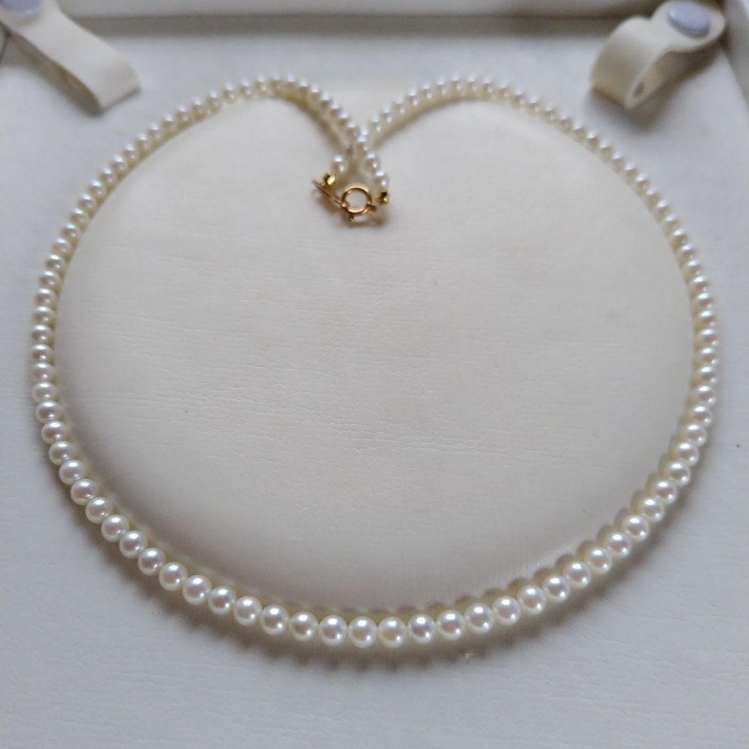 K18 アコヤ真珠ベビーパール ネックレス