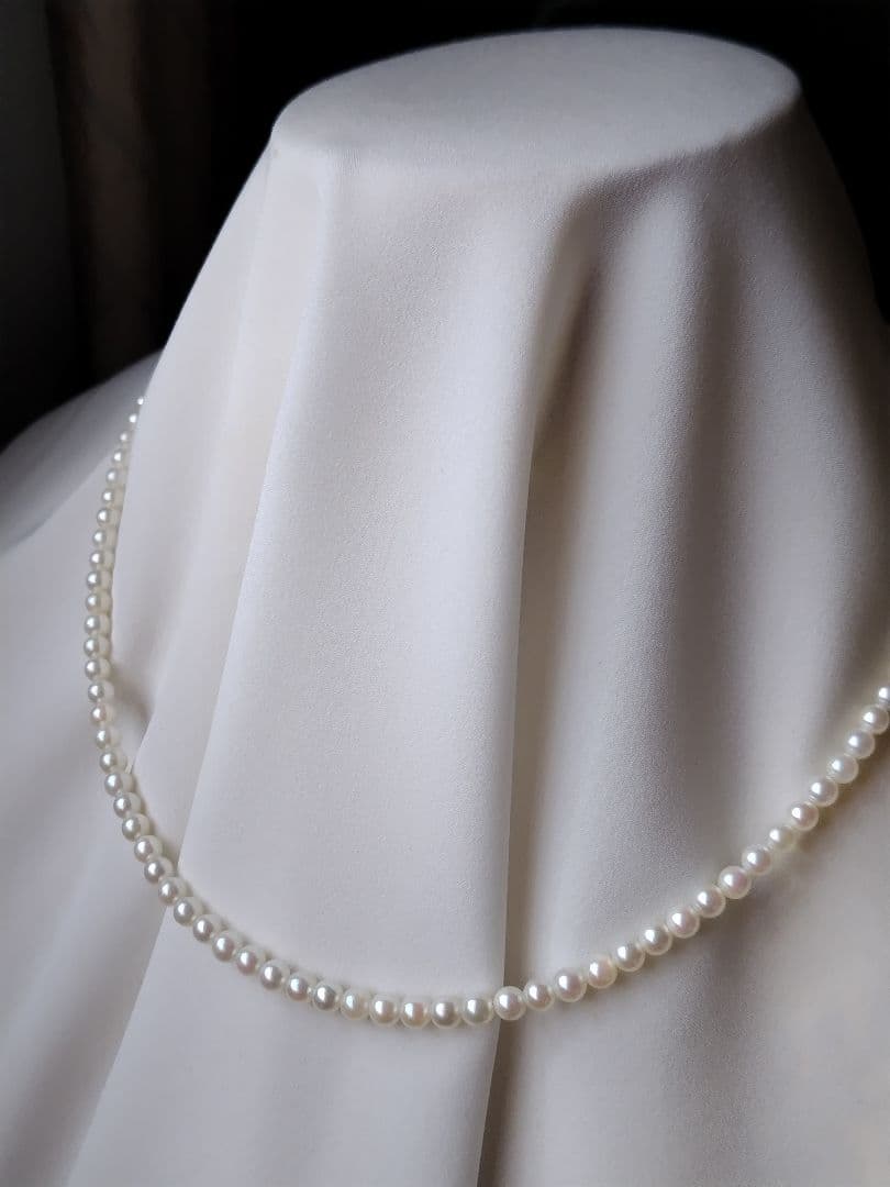 K18 アコヤ真珠ベビーパール ネックレス