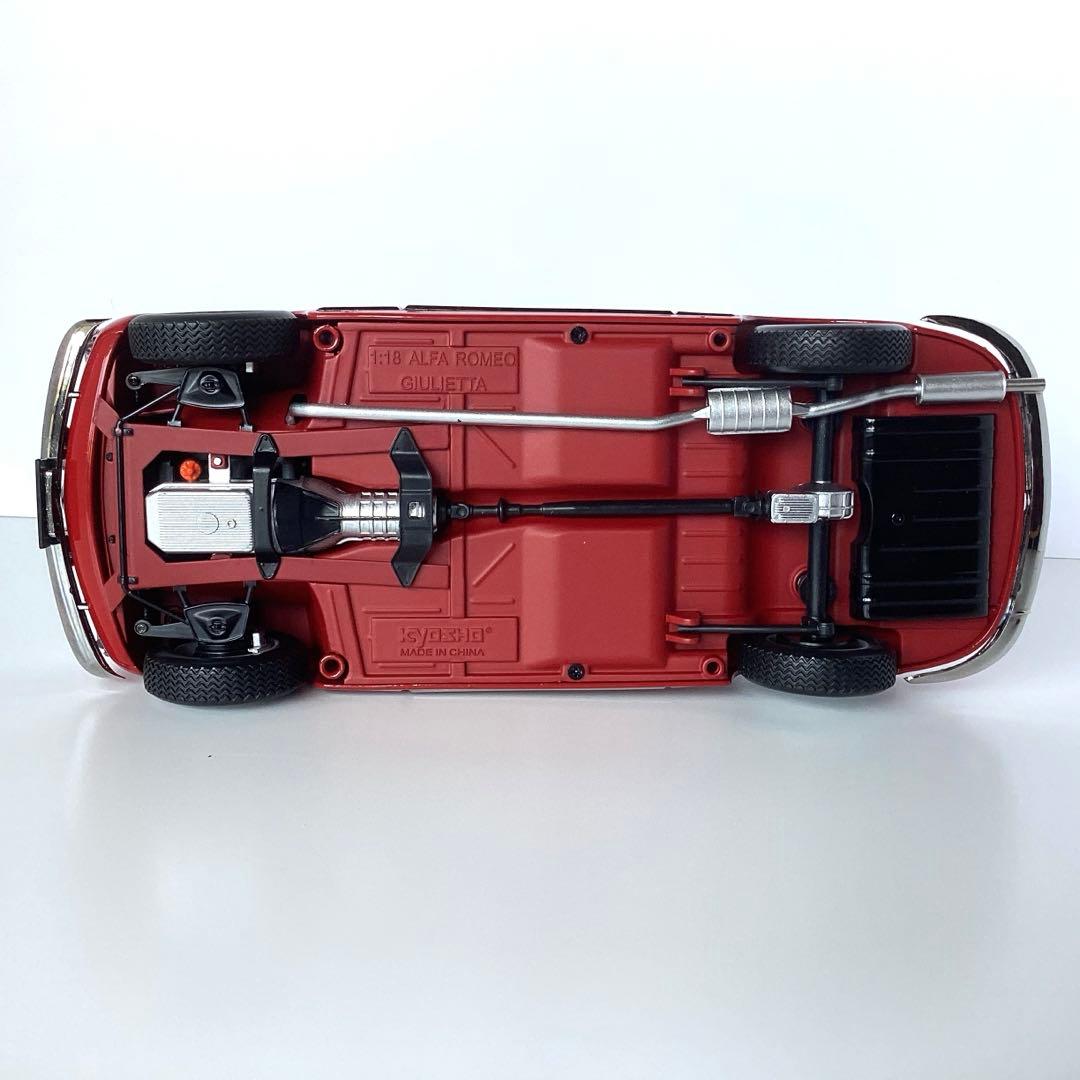 京商1/18 アルファ ロメオ ジュリエッタ スプリント ヴェローチェ レッド