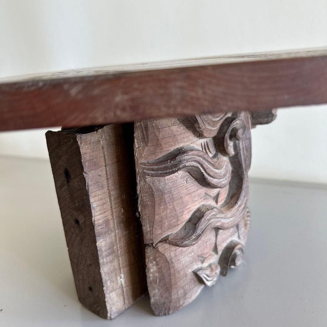 木彫獅子　彫物　木鼻　だんじり　骨董　神社仏閣地車