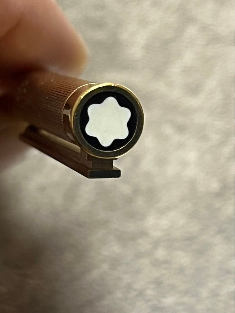 MONTBLANC 金色 スピンタイプ　ボールペン