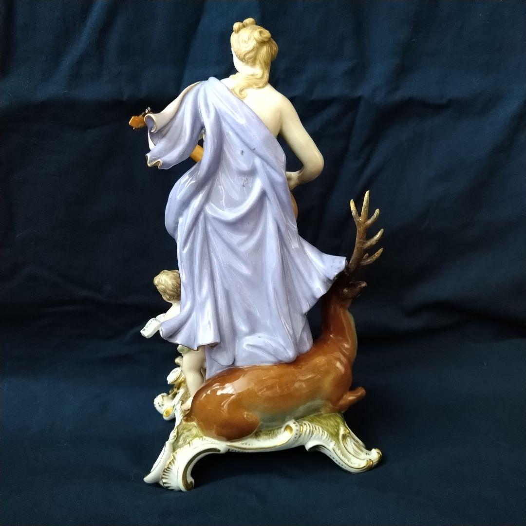 希少✤1924年以前マイセン(Meissen)『聴覚(五感の寓意より）』