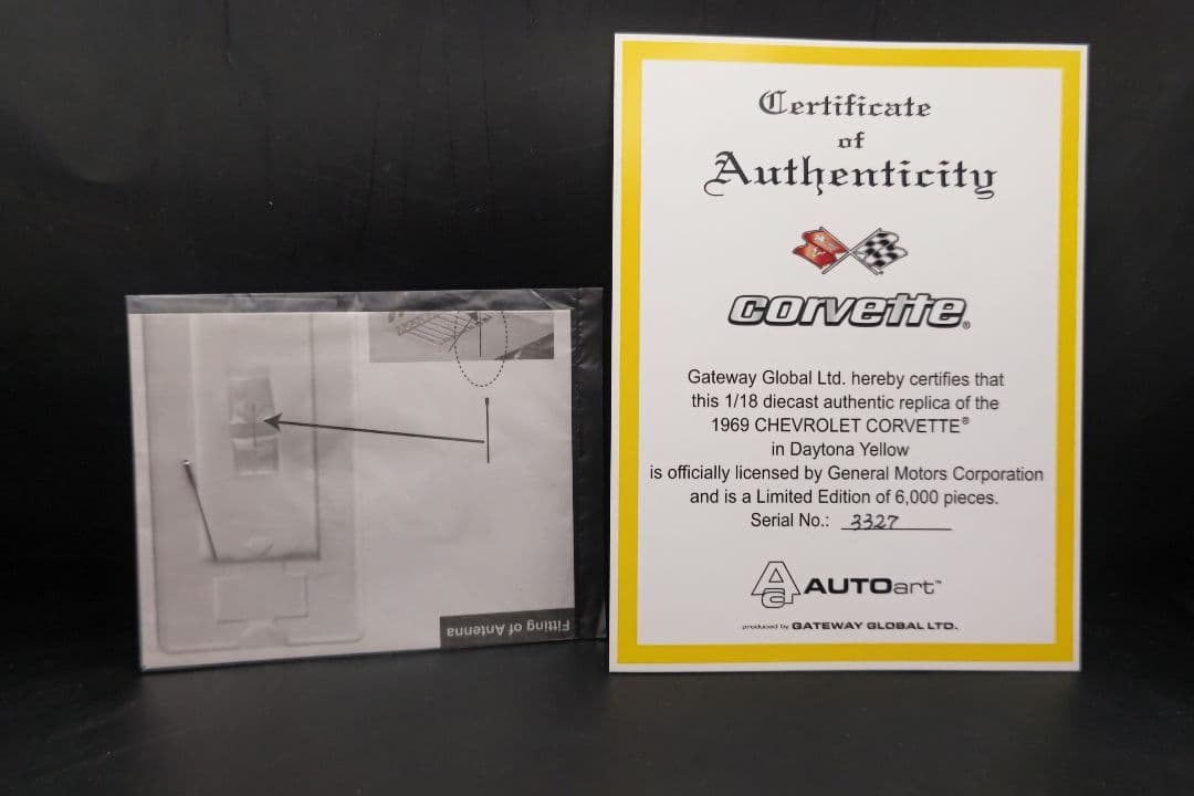 autoart Chevrolet Corvette 1:18 限定版