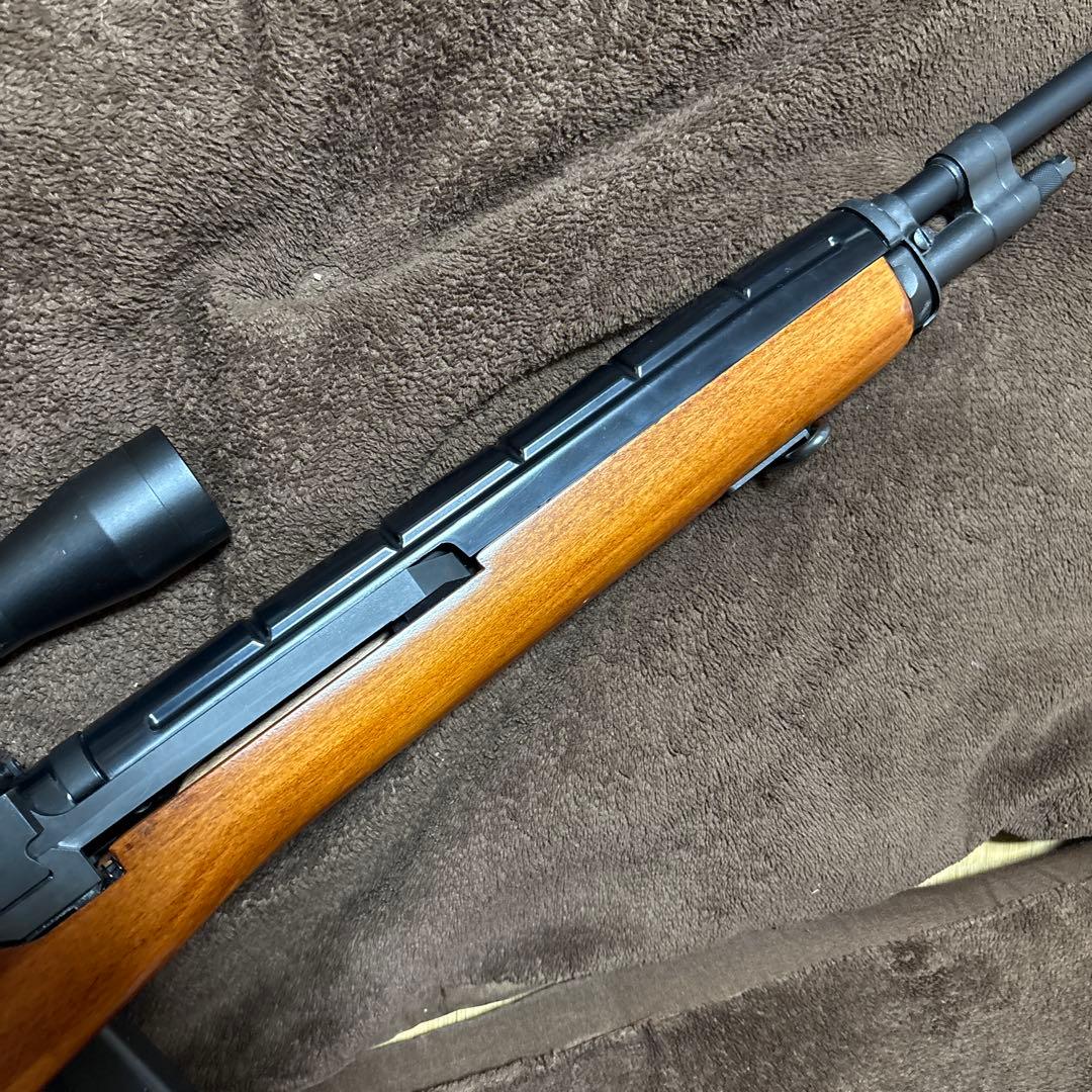 激レア 東京マルイ 電動ガン M14 リアルウッドカスタム 次世代M4 好きにも