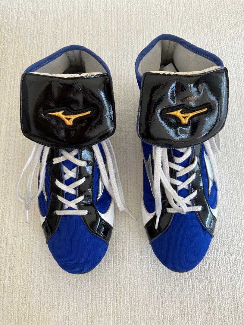 Mizuno ボクシングシューズ 青と黒