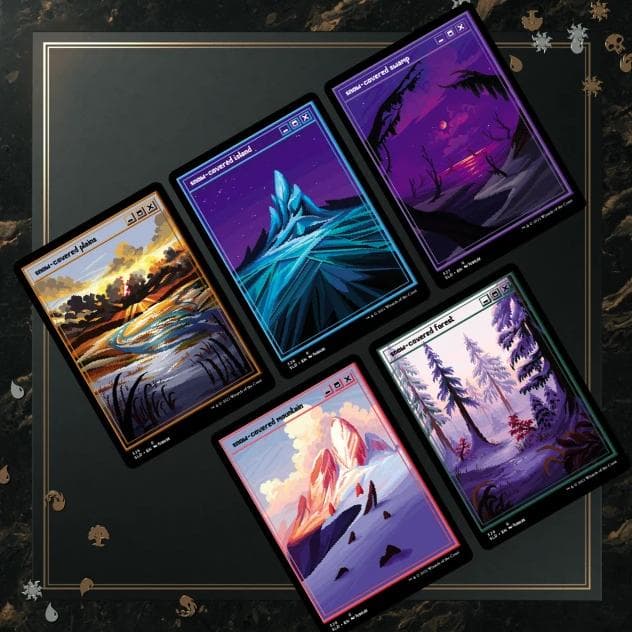 マジック：ザ・ギャザリング MTG Secret Lair PixelLands Foil