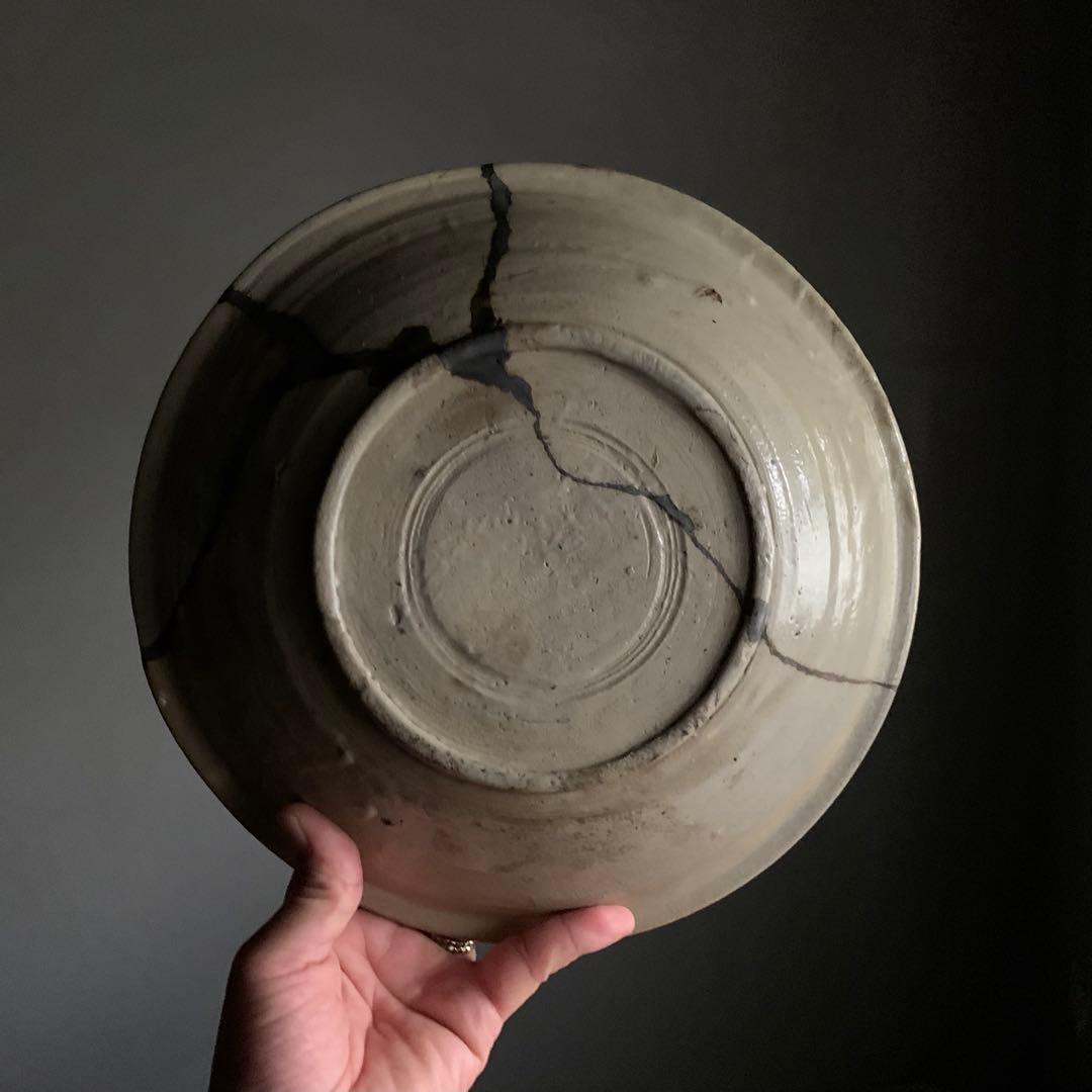 美濃 笠原鉢 江戸初期 古美術 古道具 アンティーク 鉢 陶片